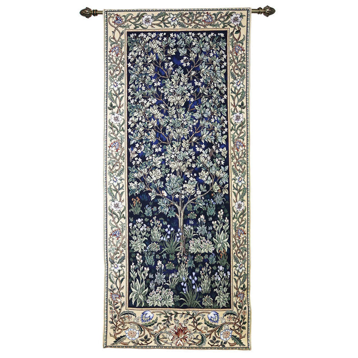 William Morris Tree of Life Blue - Wall Hanging in 3 sizes-13