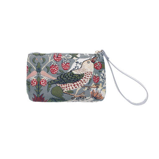 V&A Licensed Strawberry Thief Grey - Wristlet-0