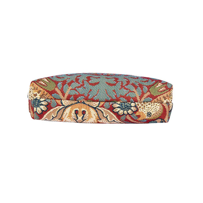 William Morris Strawberry Thief Red - Wristlet-3