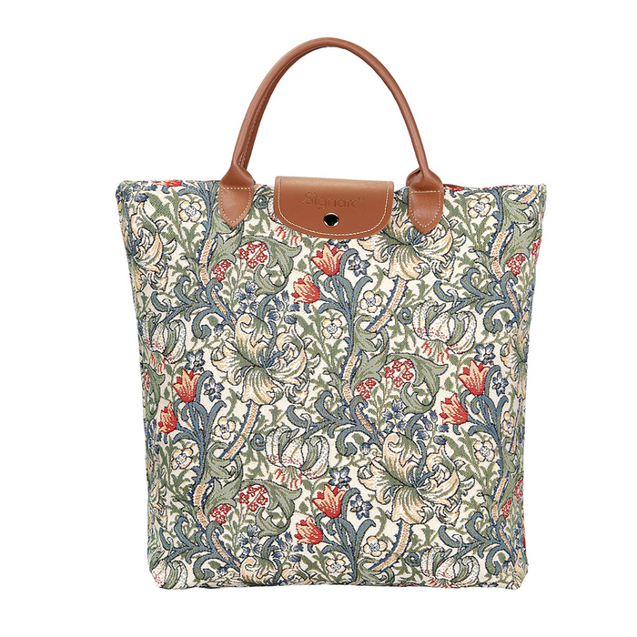 William Morris Golden Lily - Foldaway Bag-0