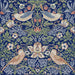 William Morris Strawberry Thief Blue - 100% Pure Silk Scarf-6