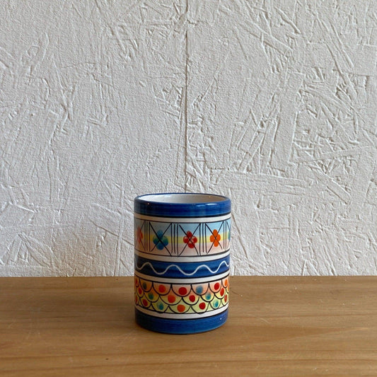 Traditional Vietri style ceramic cup-0